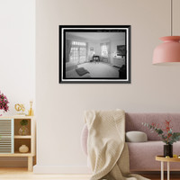 Historic Framed Print, U.S. Naval Base, Pearl Harbor, Naval Housing Area Hale Alii, Commandant's Quarters, 6 Hale Alii Avenue, Pearl City, Honolulu County, HI - 11,  17-7/8" x 21-7/8"