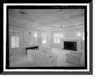 Historic Framed Print, U.S. Naval Base, Pearl Harbor, Naval Housing Area Hale Alii, Officers' Quarters Two Story Type, 1-5, 7-8 Hale Alii Avenue, Pearl City, Honolulu County, HI - 6,  17-7/8" x 21-7/8"