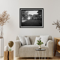 Historic Framed Print, U.S. Naval Base, Pearl Harbor, Naval Housing Area Hale Alii, Junior Officers' Quarters Type, 9-10 Hale Alii Avenue, 1-2 Eighth Street, Pearl City, Honolulu County, HI - 3,  17-7/8" x 21-7/8"