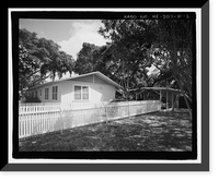 Historic Framed Print, U.S. Naval Base, Pearl Harbor, Naval Housing Area Hale Alii, Officers' Quarters Duplex Type, 1-2 Avenue D, Pearl City, Honolulu County, HI - 2,  17-7/8" x 21-7/8"