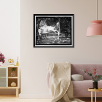 Historic Framed Print, U.S. Naval Base, Pearl Harbor, Naval Housing Area Hale Alii, Officers' Quarters Duplex Type, 1-2 Avenue D, Pearl City, Honolulu County, HI - 3,  17-7/8" x 21-7/8"