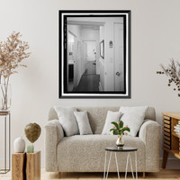 Historic Framed Print, U.S. Naval Base, Pearl Harbor, Naval Housing Area Hale Alii, Officers' Quarters Duplex Type, 1-2 Avenue D, Pearl City, Honolulu County, HI - 7,  17-7/8" x 21-7/8"