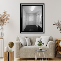 Historic Framed Print, U.S. Naval Base, Pearl Harbor, Naval Housing Area Hale Alii, Shared Outbuilding Type with Carports, Off Eighth Street on either side of Avenue D, Pearl City, Honolulu County, HI - 3,  17-7/8" x 21-7/8"