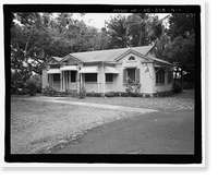 Historic Framed Print, U.S. Naval Base, Pearl Harbor, Naval Housing Area Pearl City Peninsula, MacIntyre House, 364 Laniwai Avenue, Pearl City, Honolulu County, HI,  17-7/8" x 21-7/8"
