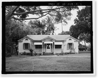 Historic Framed Print, U.S. Naval Base, Pearl Harbor, Naval Housing Area Pearl City Peninsula, MacIntyre House, 364 Laniwai Avenue, Pearl City, Honolulu County, HI - 2,  17-7/8" x 21-7/8"