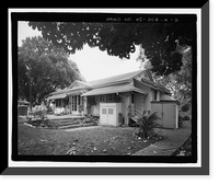 Historic Framed Print, U.S. Naval Base, Pearl Harbor, Naval Housing Area Pearl City Peninsula, MacIntyre House, 364 Laniwai Avenue, Pearl City, Honolulu County, HI - 3,  17-7/8" x 21-7/8"