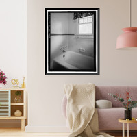 Historic Framed Print, U.S. Naval Base, Pearl Harbor, Naval Housing Area Pearl City Peninsula, Uyehara House & Garage, 1038 Ashley Avenue, Pearl City, Honolulu County, HI - 11,  17-7/8" x 21-7/8"