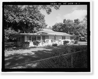 Historic Framed Print, U.S. Naval Base, Pearl Harbor, Naval Housing Area Pearl City Peninsula, Defense Housing Project Type 47, 310 & 318 Laniwai Avenues, Pearl City, Honolulu County, HI,  17-7/8" x 21-7/8"