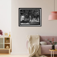 Historic Framed Print, U.S. Naval Base, Pearl Harbor, Naval Housing Area Pearl City Peninsula, Defense Housing Project Type 47, 310 & 318 Laniwai Avenues, Pearl City, Honolulu County, HI - 3,  17-7/8" x 21-7/8"