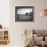 Historic Framed Print, U.S. Naval Base, Pearl Harbor, Practice Bomb Storehouse, Yorktown Boulevard northeast of Saratoga Boulevard, Pearl City, Honolulu County, HI,  17-7/8" x 21-7/8"