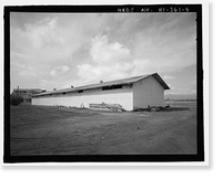 Historic Framed Print, U.S. Naval Base, Pearl Harbor, Practice Bomb Storehouse, Yorktown Boulevard northeast of Saratoga Boulevard, Pearl City, Honolulu County, HI - 4,  17-7/8" x 21-7/8"