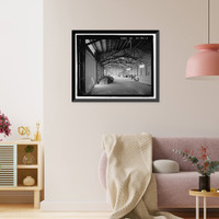 Historic Framed Print, U.S. Naval Base, Pearl Harbor, Practice Bomb Storehouse, Yorktown Boulevard northeast of Saratoga Boulevard, Pearl City, Honolulu County, HI - 5,  17-7/8" x 21-7/8"