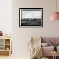 Historic Framed Print, U.S. Naval Base, Pearl Harbor, Battery Boyd, Between San Jacinto Street & Ranger Loop, Pearl City, Honolulu County, HI,  17-7/8" x 21-7/8"