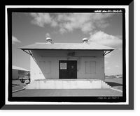 Historic Framed Print, U.S. Naval Base, Pearl Harbor, Pyrotechnic Magazine, Kingfisher Street flanked by Ranger Loop & Wasp Boulevard, Pearl City, Honolulu County, HI,  17-7/8" x 21-7/8"