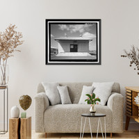 Historic Framed Print, U.S. Naval Base, Pearl Harbor, Pyrotechnic Magazine, Kingfisher Street flanked by Ranger Loop & Wasp Boulevard, Pearl City, Honolulu County, HI,  17-7/8" x 21-7/8"