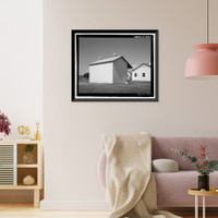 Historic Framed Print, U.S. Naval Base, Pearl Harbor, Pyrotechnic Magazine, Kingfisher Street flanked by Ranger Loop & Wasp Boulevard, Pearl City, Honolulu County, HI - 3,  17-7/8" x 21-7/8"