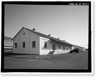 Historic Framed Print, U.S. Naval Base, Pearl Harbor, Small Arms Magazine Type, Wasp Boulevard between Kingfisher & Avocet Streets, Pearl City, Honolulu County, HI,  17-7/8" x 21-7/8"