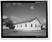 Historic Framed Print, U.S. Naval Base, Pearl Harbor, Small Arms Magazine Type, Wasp Boulevard between Kingfisher & Avocet Streets, Pearl City, Honolulu County, HI - 2,  17-7/8" x 21-7/8"