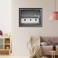 Historic Framed Print, U.S. Naval Base, Pearl Harbor, Small Arms Magazine Type, Wasp Boulevard between Kingfisher & Avocet Streets, Pearl City, Honolulu County, HI - 3,  17-7/8" x 21-7/8"