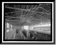 Historic Framed Print, U.S. Naval Base, Pearl Harbor, Army Hangar, Wasp Boulevard at north intersection with Ranger Loop, Pearl City, Honolulu County, HI - 4,  17-7/8" x 21-7/8"