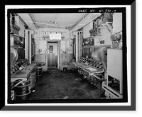 Historic Framed Print, U.S. Naval Base, Pearl Harbor, Engine Test Building, Southeast of Wasp Boulevard, Pearl City, Honolulu County, HI - 7,  17-7/8" x 21-7/8"