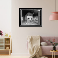 Historic Framed Print, U.S. Naval Base, Pearl Harbor, Boiler House, Hancock Avenue near intersection with Saratoga Boulevard, Pearl City, Honolulu County, HI - 3,  17-7/8" x 21-7/8"