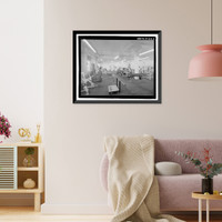 Historic Framed Print, U.S. Naval Base, Pearl Harbor, Fleet Squadron Storehouse, Avocet Street between Wasp Boulevard & Ranger Loop, Pearl City, Honolulu County, HI - 5,  17-7/8" x 21-7/8"