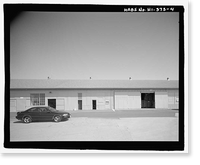 Historic Framed Print, U.S. Naval Base, Pearl Harbor, Storehouse, Hornet Avenue between Hammonds Port & Independence Streets, Pearl City, Honolulu County, HI - 4,  17-7/8" x 21-7/8"