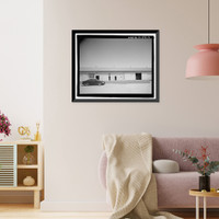 Historic Framed Print, U.S. Naval Base, Pearl Harbor, Storehouse, Hornet Avenue between Hammonds Port & Independence Streets, Pearl City, Honolulu County, HI - 4,  17-7/8" x 21-7/8"