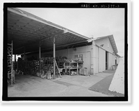 Historic Framed Print, U.S. Naval Base, Pearl Harbor, Section Base Storehouse, Bishop Point, between Fort Kamehameha Road & Quaywall, Pearl City, Honolulu County, HI - 2,  17-7/8" x 21-7/8"