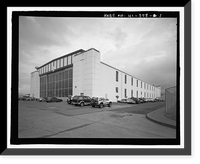 Historic Framed Print, U.S. Naval Base, Pearl Harbor, Aircraft Storehouse, Lexington Boulevard, Liscombe Bay Street & St. Lo Avenue, Pearl City, Honolulu County, HI,  17-7/8" x 21-7/8"