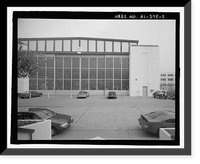 Historic Framed Print, U.S. Naval Base, Pearl Harbor, Aircraft Storehouse, Lexington Boulevard, Liscombe Bay Street & St. Lo Avenue, Pearl City, Honolulu County, HI - 3,  17-7/8" x 21-7/8"