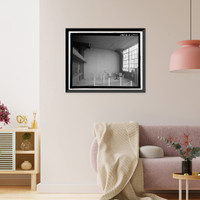 Historic Framed Print, U.S. Naval Base, Pearl Harbor, Storehouse, Liscome Bay Street betweeen Gannet Street & Lexington Boulevard, Pearl City, Honolulu County, HI - 4,  17-7/8" x 21-7/8"