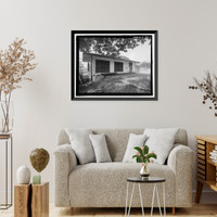 Historic Framed Print, U.S. Naval Base, Pearl Harbor, Officers' Swimming Pool, Saratoga Boulevard between Princeton Place & Lexington Boulevard, Pearl City, Honolulu County, HI - 2,  17-7/8" x 21-7/8"