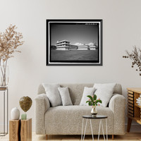 Historic Framed Print, U.S. Naval Base, Pearl Harbor, Bachelor Officers' Quarters, Saratoga Boulevard between Hancock Avenue & Yorktown Boulevard, Pearl City, Honolulu County, HI - 7,  17-7/8" x 21-7/8"