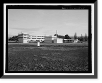 Historic Framed Print, U.S. Naval Base, Pearl Harbor, Bachelor Officers' Quarters, Saratoga Boulevard between Hancock Avenue & Yorktown Boulevard, Pearl City, Honolulu County, HI - 8,  17-7/8" x 21-7/8"