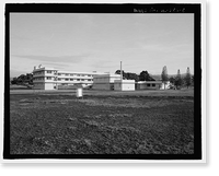 Historic Framed Print, U.S. Naval Base, Pearl Harbor, Bachelor Officers' Quarters, Saratoga Boulevard between Hancock Avenue & Yorktown Boulevard, Pearl City, Honolulu County, HI - 8,  17-7/8" x 21-7/8"