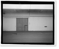 Historic Framed Print, U.S. Naval Base, Pearl Harbor, Waterfront Transit Shed, Corner of Gaffney Street & Astoria Avenue along Wharf K11, Pearl City, Honolulu County, HI - 2,  17-7/8" x 21-7/8"