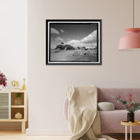 Historic Framed Print, Ewa Plantation Company Industrial Center, Honouliuli Plain, near intersection of Renton Road & Park Row, Ewa, Honolulu County, HI,  17-7/8" x 21-7/8"