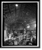 Historic Framed Print, Ewa Plantation Company Industrial Center, Sugar Warehouse, Honouliuli Plain, near intersection of Renton Road & Park Row, Ewa, Honolulu County, HI - 3,  17-7/8" x 21-7/8"
