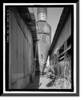 Historic Framed Print, Ewa Plantation Company Industrial Center, Shop & Foundry, Honouliuli Plain, near intersection of Renton Road & Park Row, Ewa, Honolulu County, HI - 4,  17-7/8" x 21-7/8"