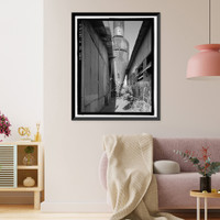 Historic Framed Print, Ewa Plantation Company Industrial Center, Shop & Foundry, Honouliuli Plain, near intersection of Renton Road & Park Row, Ewa, Honolulu County, HI - 4,  17-7/8" x 21-7/8"