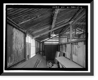 Historic Framed Print, Ewa Plantation Company Industrial Center, Building Covering Cane Car Repair Pit, Honouliuli Plain, near intersection of Renton Road & Park Row, Ewa, Honolulu County, HI - 6,  17-7/8" x 21-7/8"