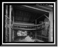 Historic Framed Print, Ewa Plantation Company Industrial Center, Lumber Shed, Honouliuli Plain, near intersection of Renton Road & Park Row, Ewa, Honolulu County, HI - 4,  17-7/8" x 21-7/8"