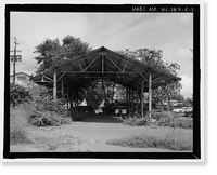 Historic Framed Print, Ewa Plantation Company Industrial Center, Iron & Steel Supply Shed, Honouliuli Plain, near intersection of Renton Road & Park Row, Ewa, Honolulu County, HI - 2,  17-7/8" x 21-7/8"