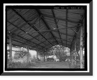 Historic Framed Print, Ewa Plantation Company Industrial Center, Iron & Steel Supply Shed, Honouliuli Plain, near intersection of Renton Road & Park Row, Ewa, Honolulu County, HI - 4,  17-7/8" x 21-7/8"