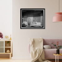 Historic Framed Print, Ewa Plantation Company Industrial Center, Garage & Service Station, Honouliuli Plain, near intersection of Renton Road & Park Row, Ewa, Honolulu County, HI - 3,  17-7/8" x 21-7/8"