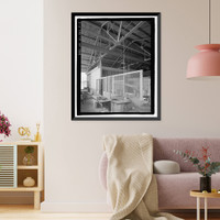 Historic Framed Print, Ewa Plantation Company Industrial Center, Garage & Service Station, Honouliuli Plain, near intersection of Renton Road & Park Row, Ewa, Honolulu County, HI - 5,  17-7/8" x 21-7/8"