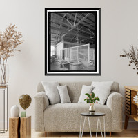 Historic Framed Print, Ewa Plantation Company Industrial Center, Garage & Service Station, Honouliuli Plain, near intersection of Renton Road & Park Row, Ewa, Honolulu County, HI - 5,  17-7/8" x 21-7/8"