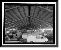 Historic Framed Print, Ewa Plantation Company Industrial Center, Bagasse Storage Warehouse, Honouliuli Plain, near intersection of Renton Road & Park Row, Ewa, Honolulu County, HI - 7,  17-7/8" x 21-7/8"